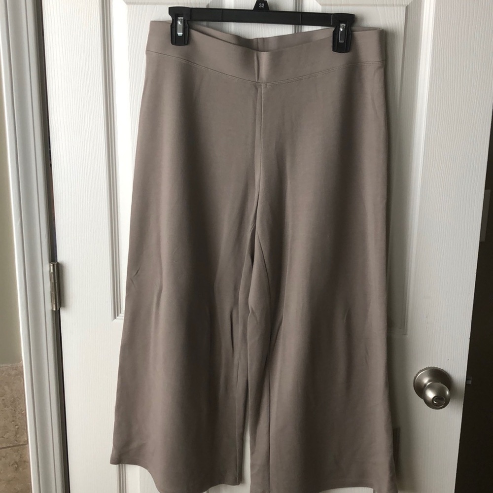 Eileen Fisher Wide Leg Cropped Pants